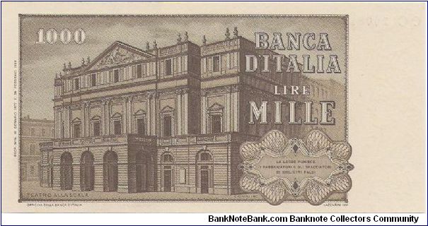 Banknote from Italy year 1977