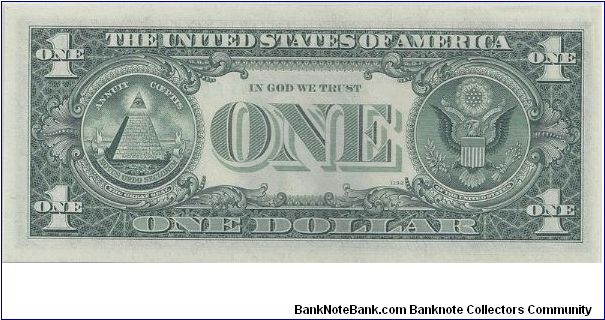 Banknote from USA year 1969