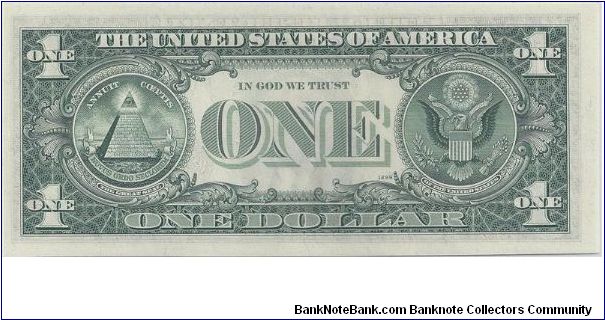 Banknote from USA year 1969