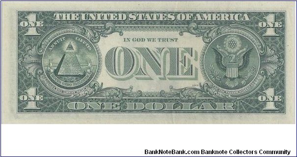 Banknote from USA year 1969