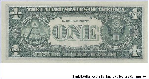 Banknote from USA year 1969