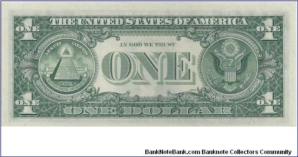 Banknote from USA year 1969