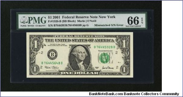 1 Dollar Banknote