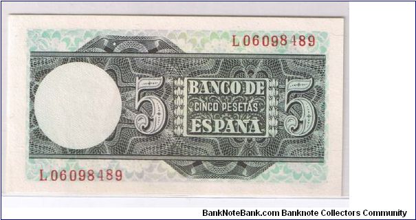 Banknote from Spain year 1948