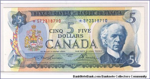 Canada ** notes
$5 Banknote