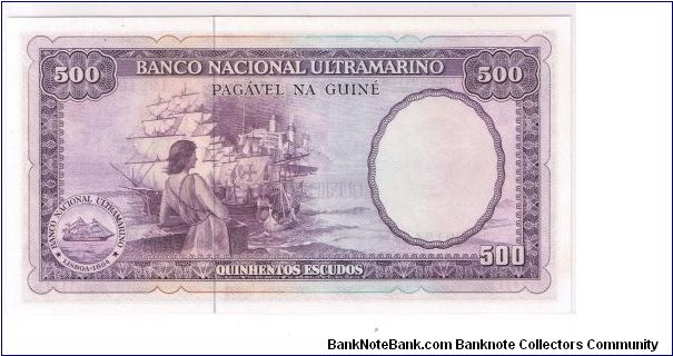 Banknote from Guinea-Bissau year 1971