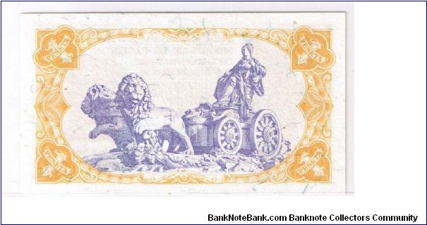 Banknote from Spain year 1937