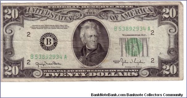 20$ Banknote