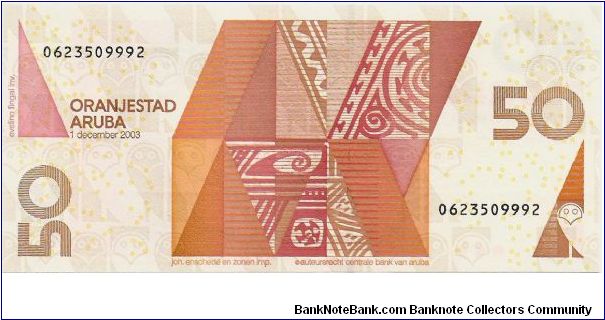 Banknote from Aruba year 2003