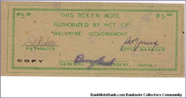 Banknote from Philippines year 1942