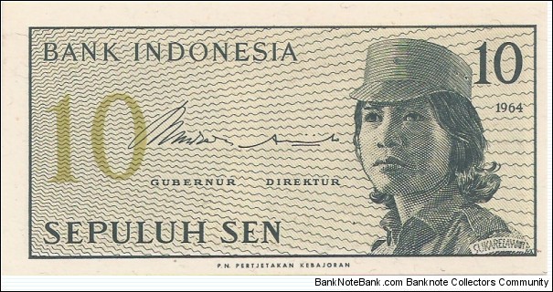 10 Sen Banknote