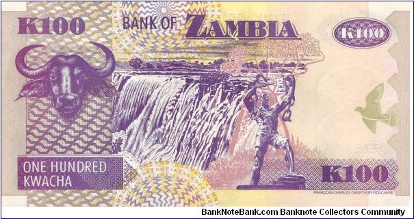 Banknote from Zambia year 2006