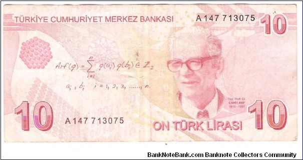 Banknote from Turkey year 2009