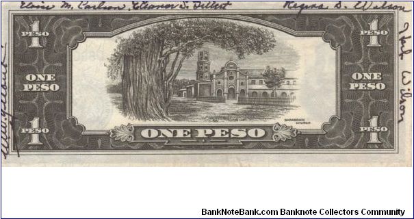 Banknote from Philippines year 1949