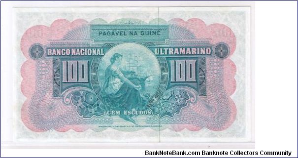 Banknote from Guinea-Bissau year 1964