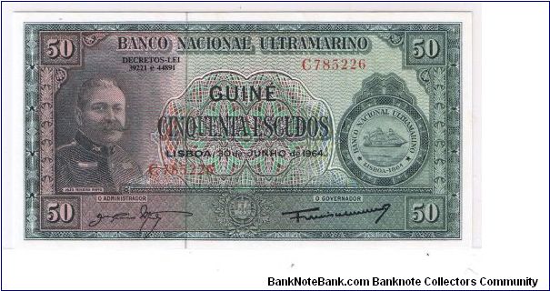 GUINE 50 ESCUDOS Banknote