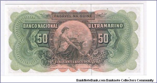 Banknote from Guinea-Bissau year 1964