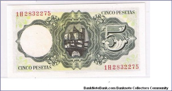 Banknote from Spain year 1951