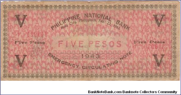 Banknote from Philippines year 1943