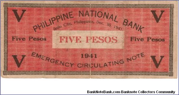 Banknote from Philippines year 1941