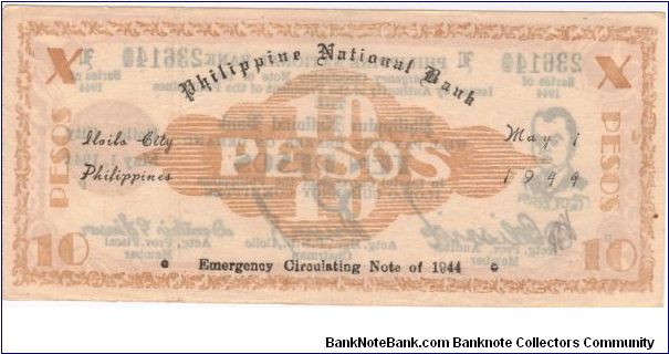 Banknote from Philippines year 1944