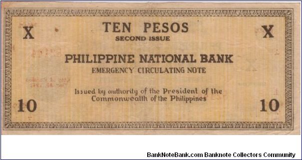 Banknote from Philippines year 1941