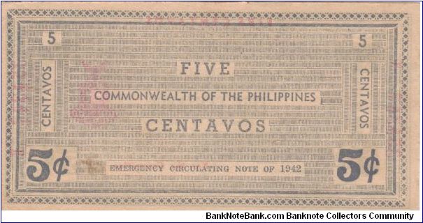 Banknote from Philippines year 1942