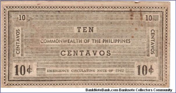 Banknote from Philippines year 1942