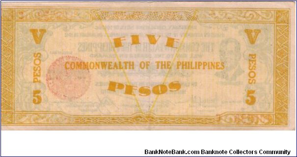 Banknote from Philippines year 1942