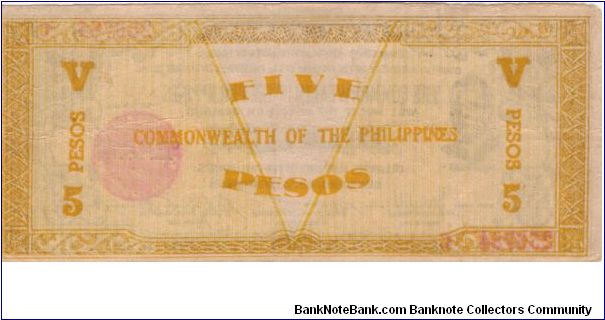 Banknote from Philippines year 1942