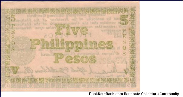 Banknote from Philippines year 1943