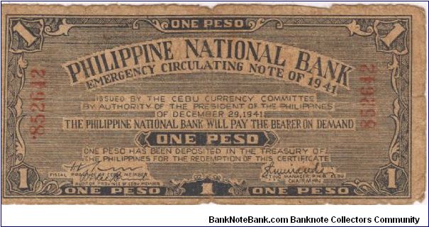 Banknote from Philippines year 1941