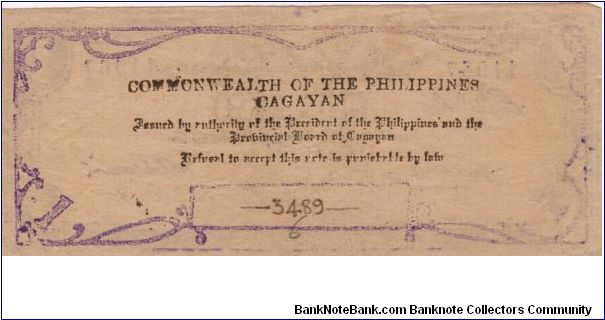 Banknote from Philippines year 1942