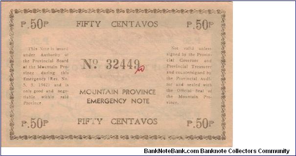 Banknote from Philippines year 1942