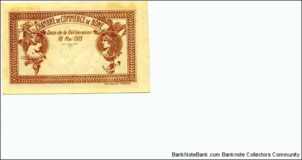 Banknote from Algeria year 1915