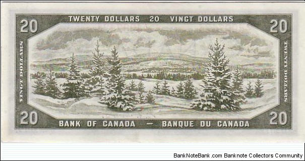 Banknote from Canada year 1954