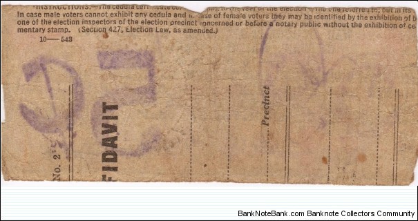 Banknote from Philippines year 1943