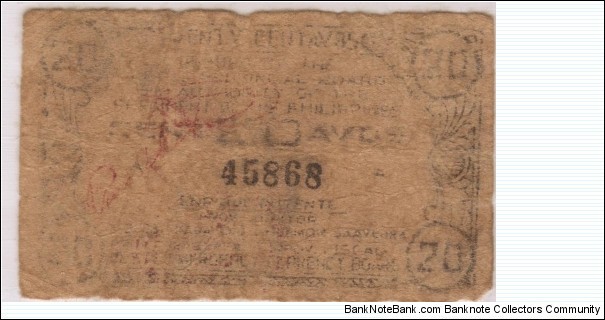 Banknote from Philippines year 1943