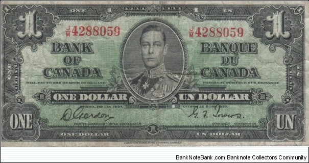 $1 Banknote