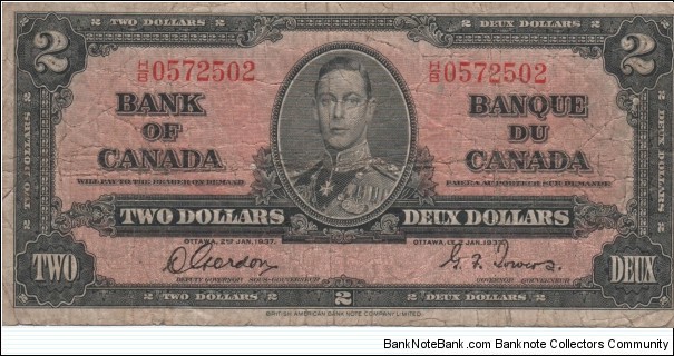 $2 Banknote