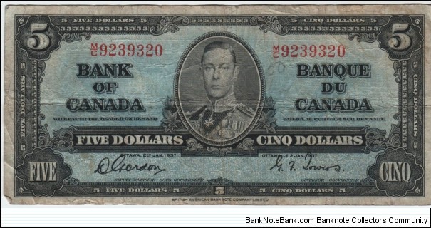 $5 Banknote