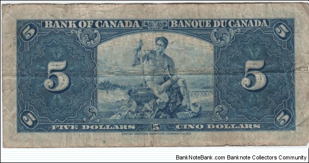 Banknote from Canada year 1937