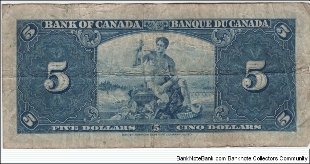 Banknote from Canada year 1937