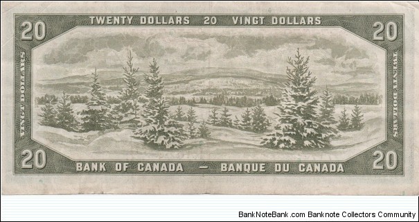 Banknote from Canada year 1954