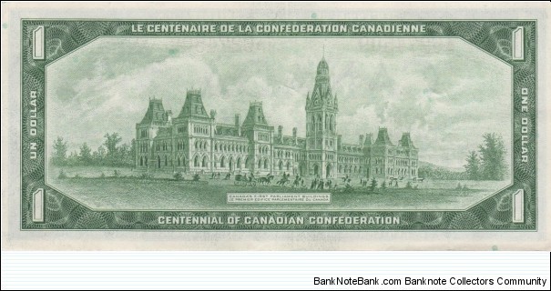 Banknote from Canada year 1967