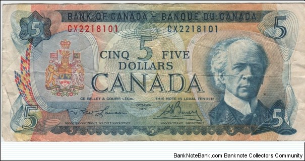 $5 Banknote