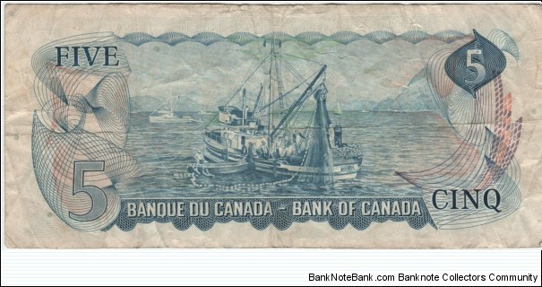 Banknote from Canada year 1972