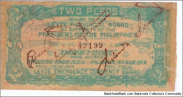 Banknote from Philippines year 1943