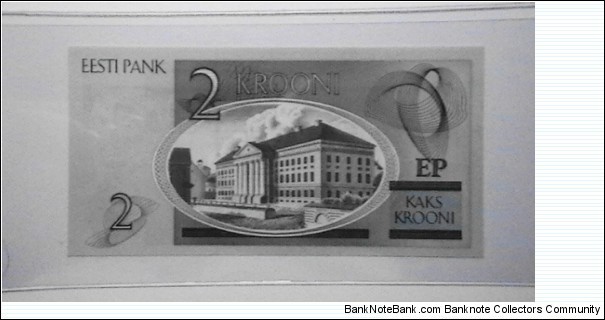 Banknote from Estonia year 2006