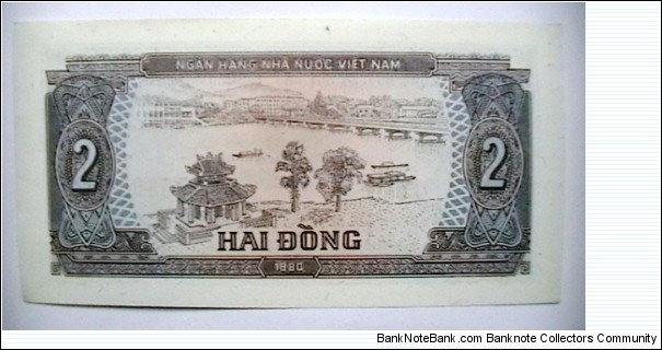 Banknote from Vietnam year 1980